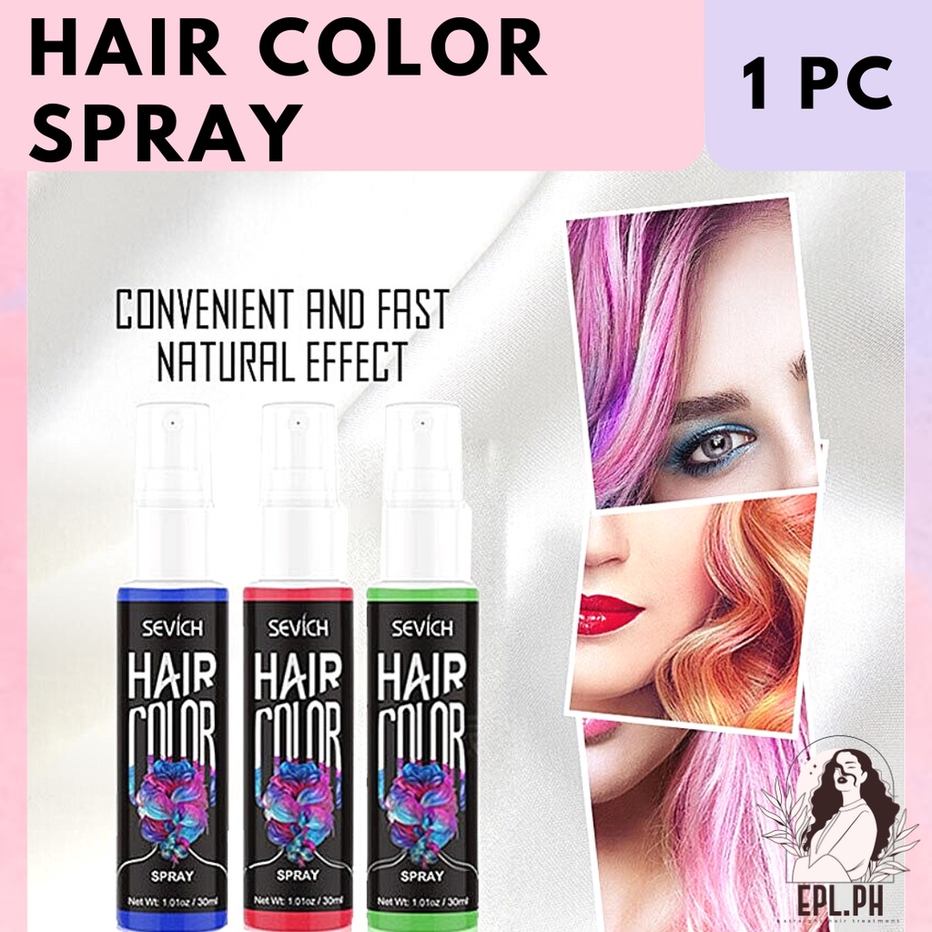 Sevich Hair Color Spray Instant Hair Color Styling Product One-time ...
