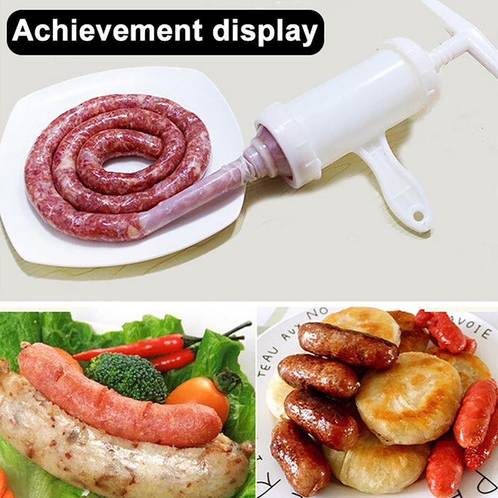 Manual Sausage Maker Meat Stuffer Filler Hand Operated Salami Maker