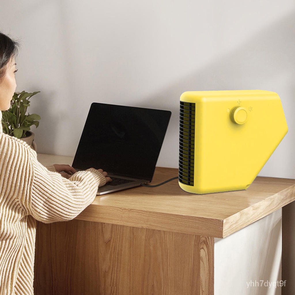 Mini Desk Fan Portable Office Home Desktop Winter Warm Space Electric Heater