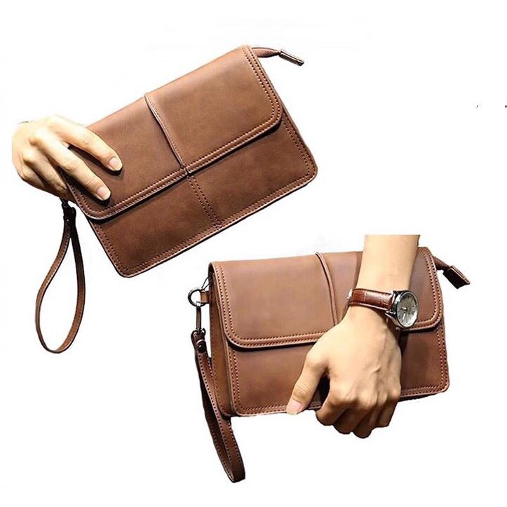 mens leather carry all bag