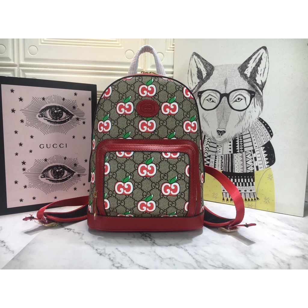 gucci apple backpack