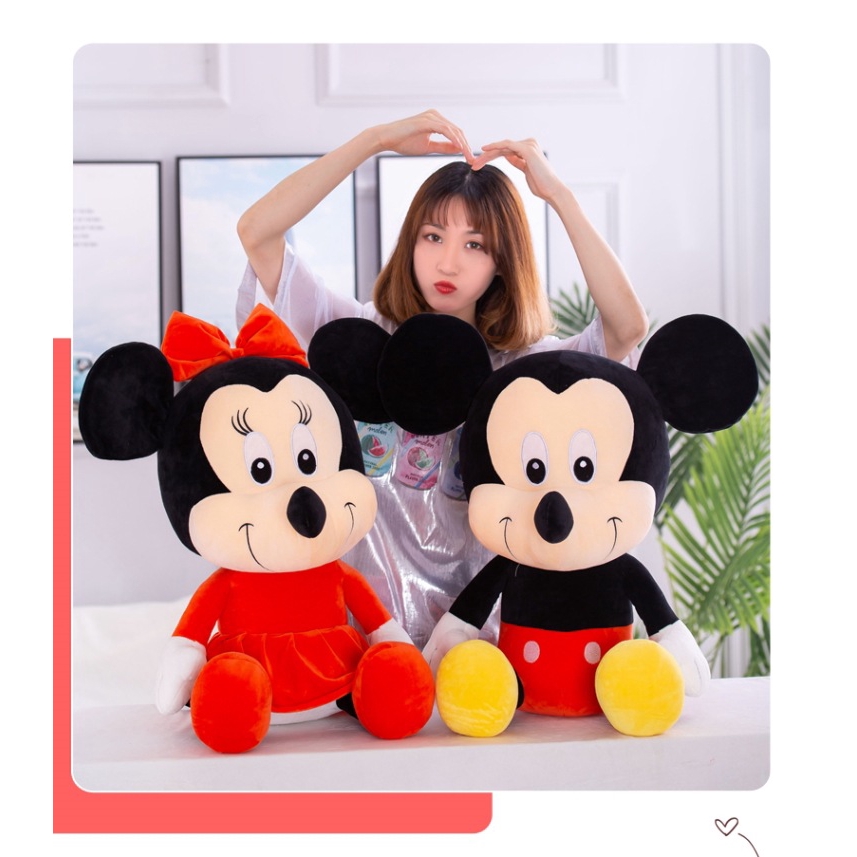 mickey minnie plush