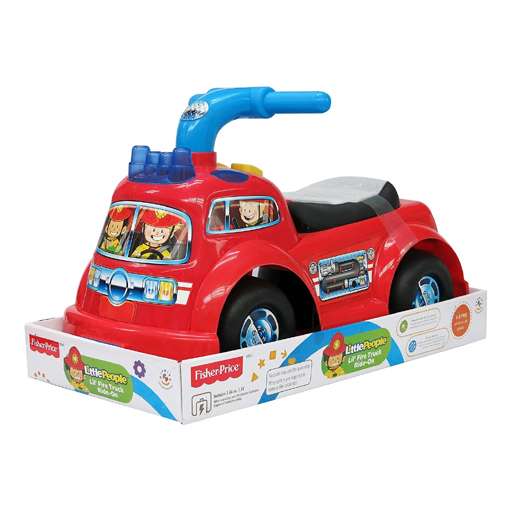 fisher price little people fire truck ride on