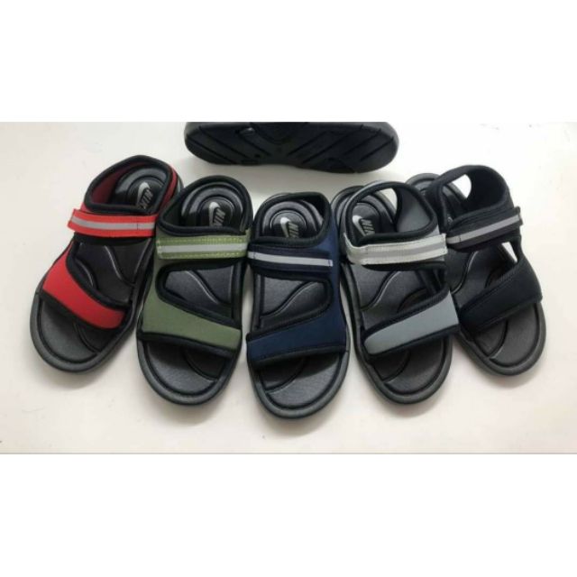 nike sandals gray