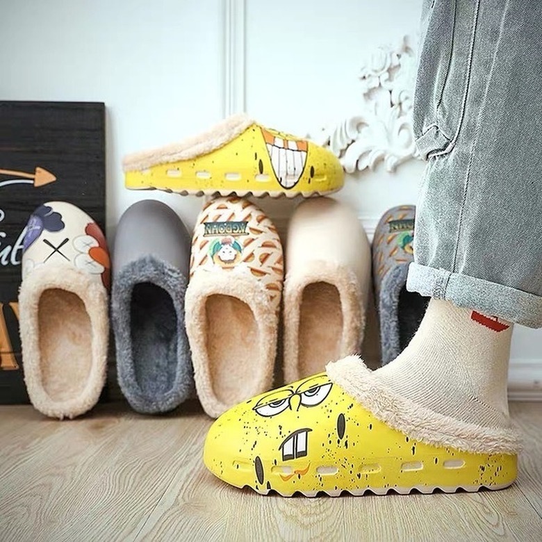 yeezy cotton slippers