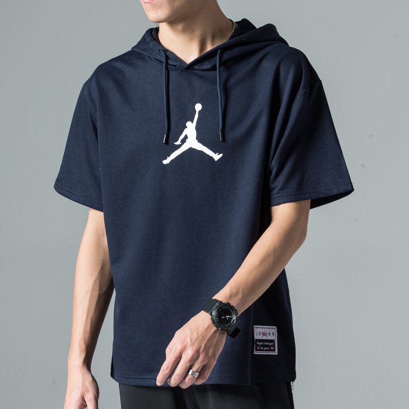 jordan hooded t shirt