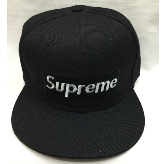 black supreme snapback