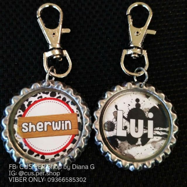 Flat Bottle Cap Keychain Shopee Philippines