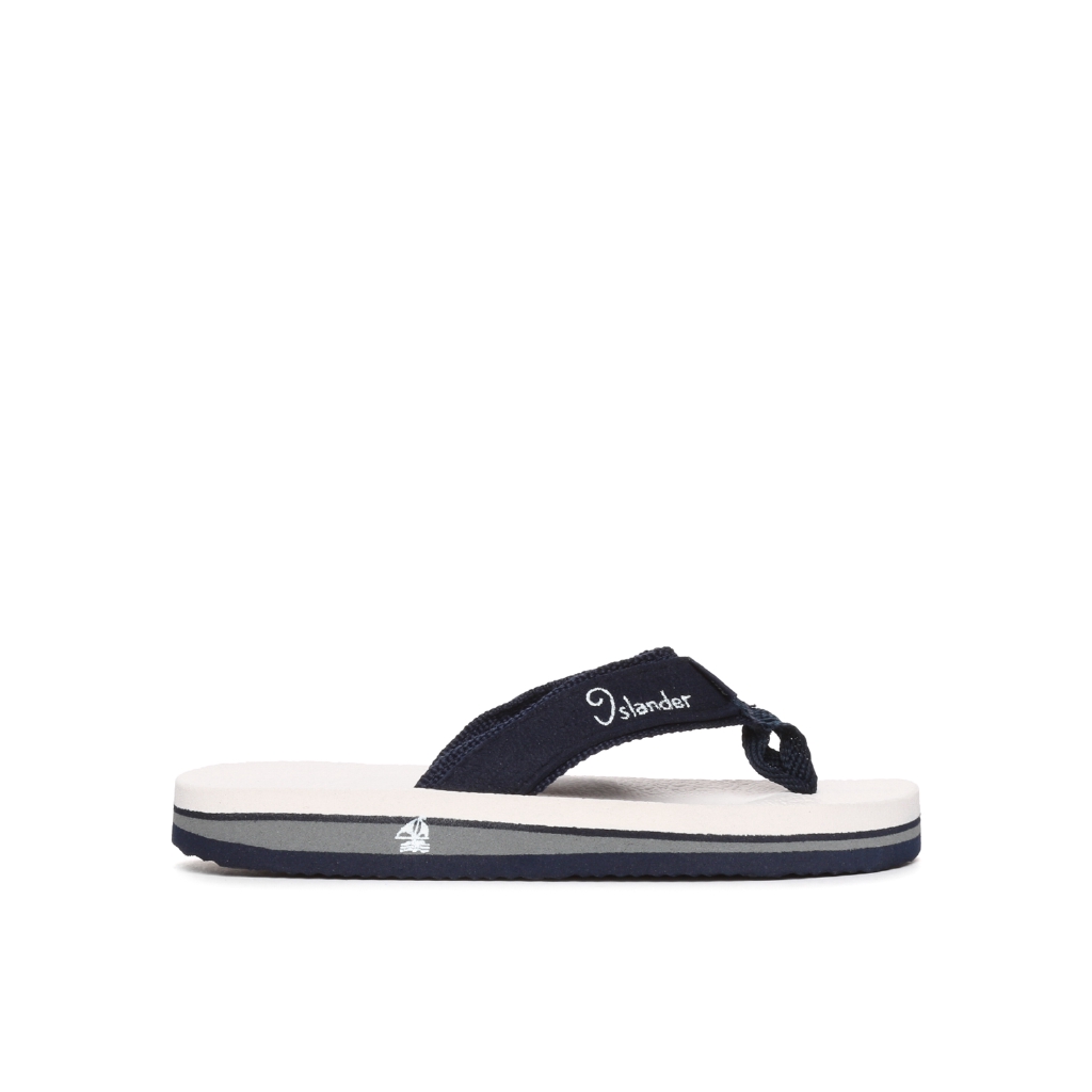 boys white flip flops