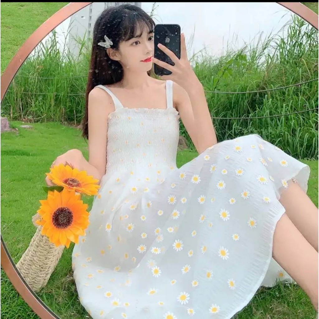 daisy dress shopee