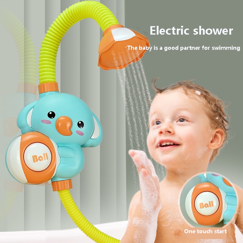Children's bath toy bathroom electric water splashing shower set
