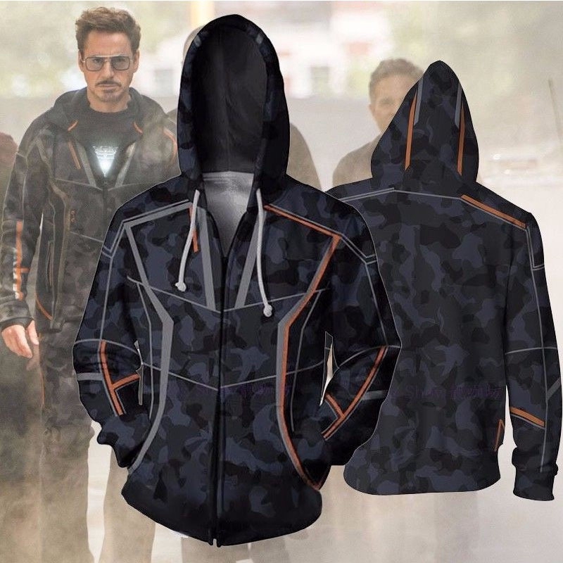 iron man hoodie men's