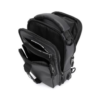 BHK USB Charging Chest Bag Men Anti-theft Sling Shoulder Bag Waterproof Messenger Bag #5