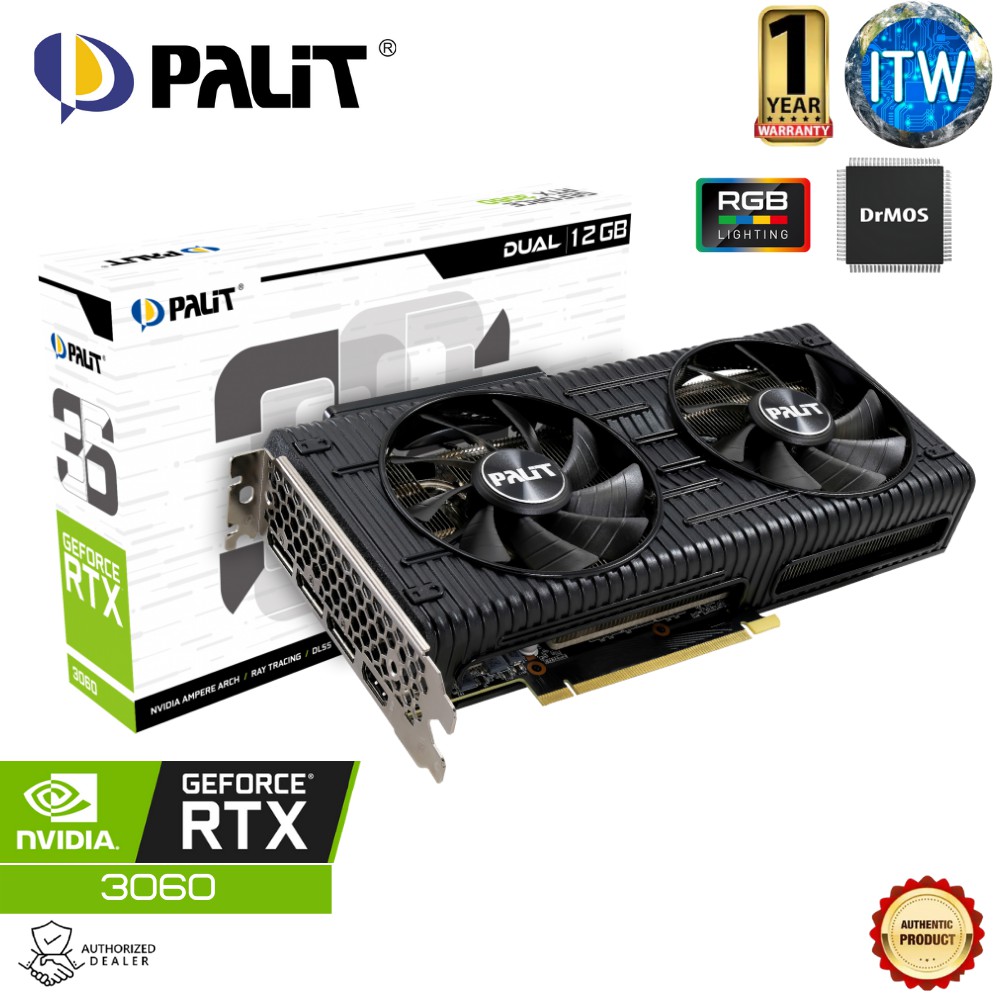 Palit geforce gtx 3060 dual обзор