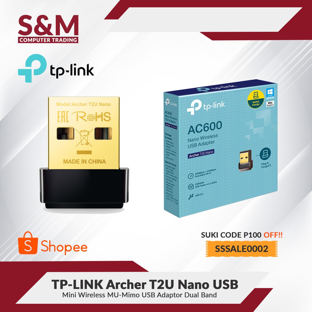 Wi fi адаптер tp link archer t2u nano настройка