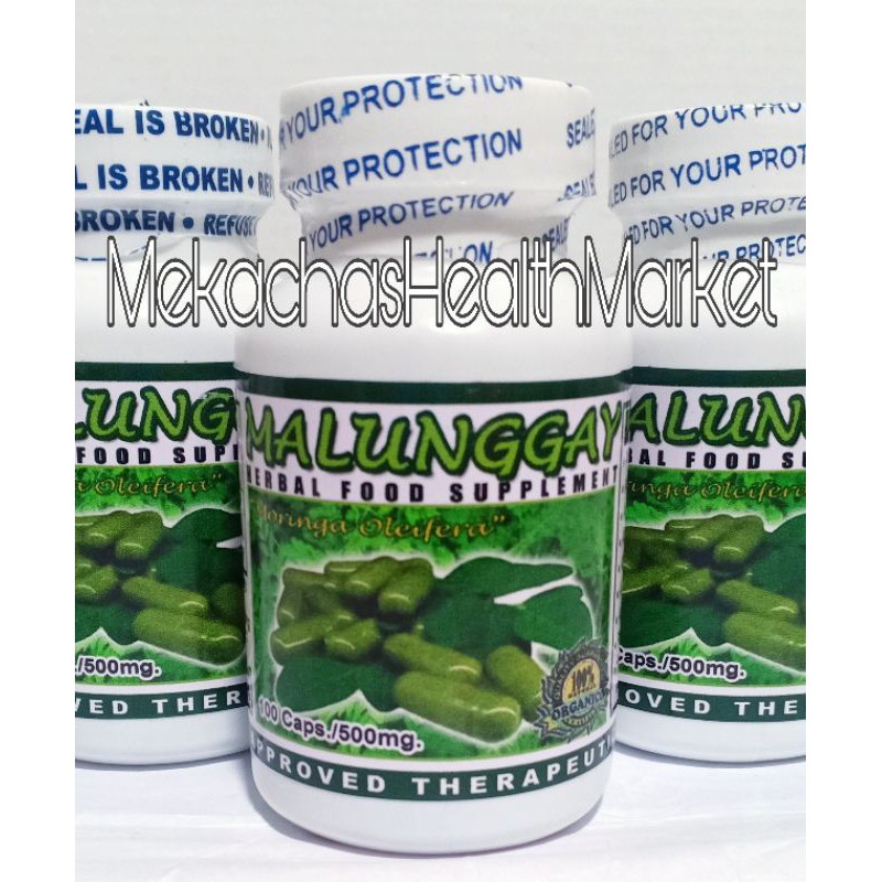 Malunggay Capsule Herbal Food Supplement 100 Capsules Shopee Philippines