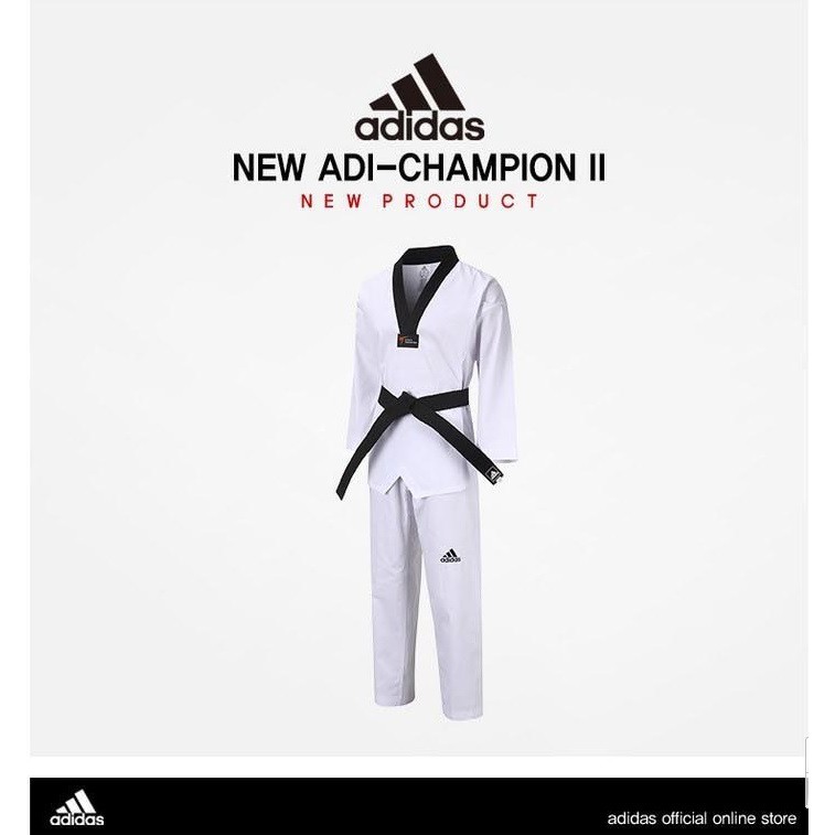 Dar tanto Banquete KOREA HIT/Adidas Taekwondo Champion 2 Uniform JW110215/100% ORIGINAL |  Shopee Philippines
