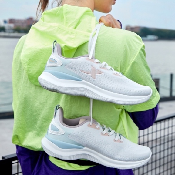 XTEP Women Running Shoes 2021 Sneakers Sport Shock Absorption