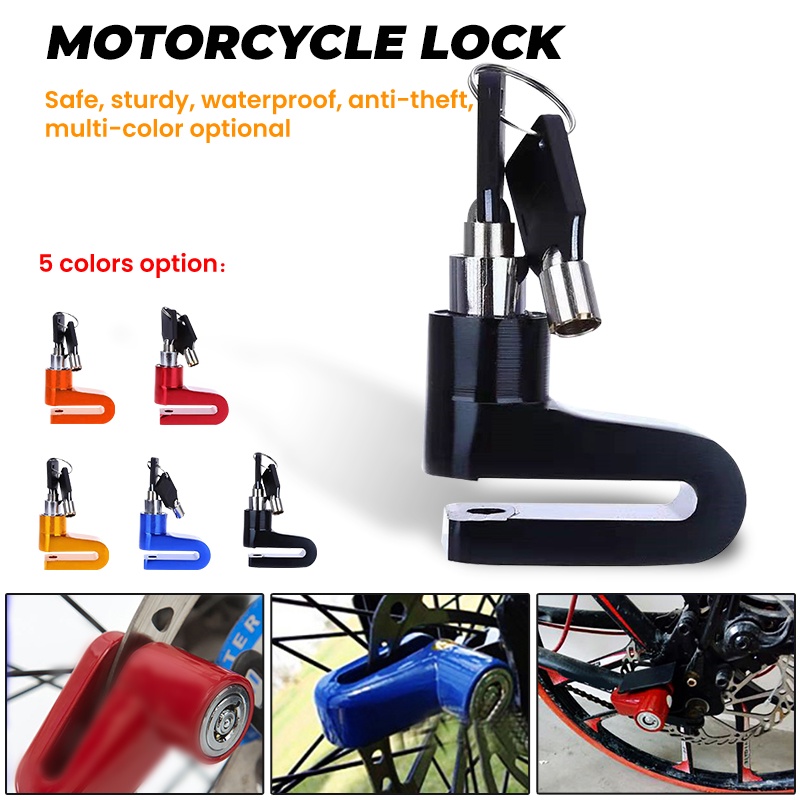 Motorcycle Antitheft Security Lock bicycle Disc Brake Lock Scooter