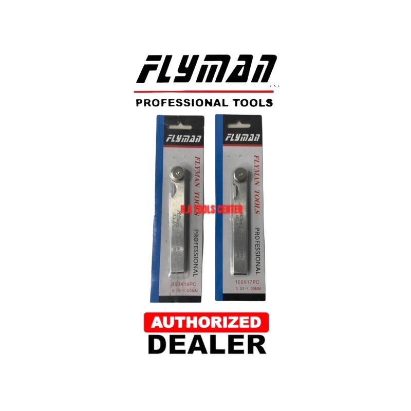 Flyman Tools Original Feeler Gauge ( Available in two Variations 14PCS and 17PCS ) Original Flyman