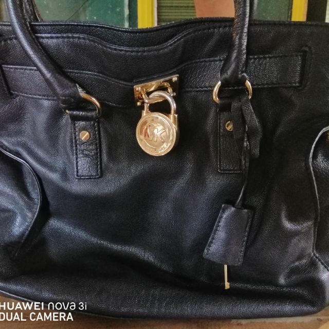 all black mk bag