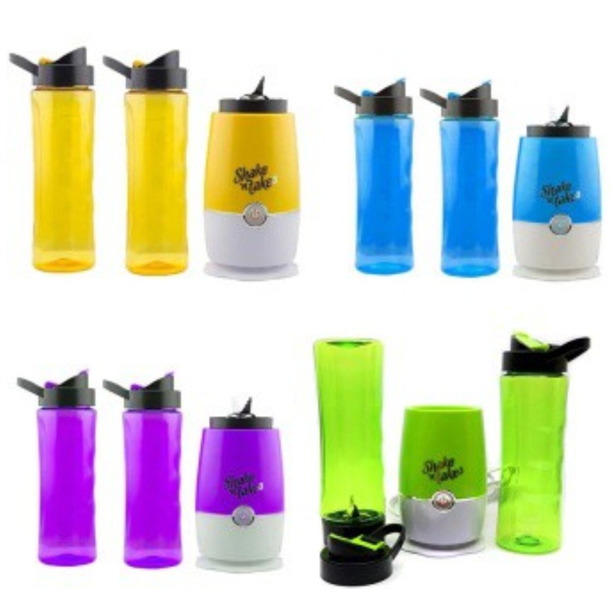 blender tumbler LUCKYMDSE Shake N Take 3 Tumbler and Blender 16oz