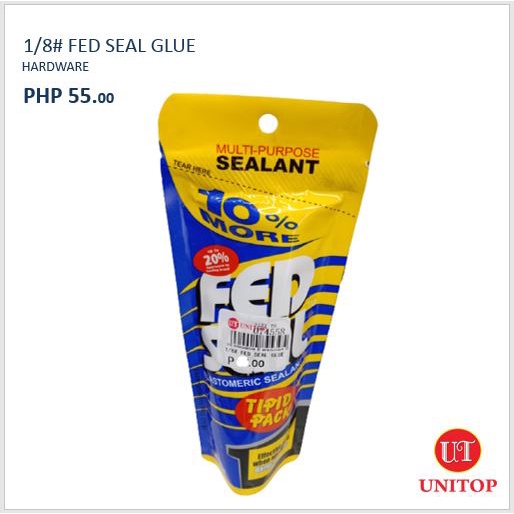 1/8 FED SEAL GLUE (YELLOW) Shopee Philippines