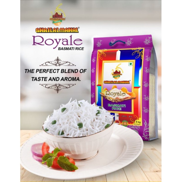 Royale Basmati Rice Extra Long Grain 20mm & Aromatic (5kg) Shopee