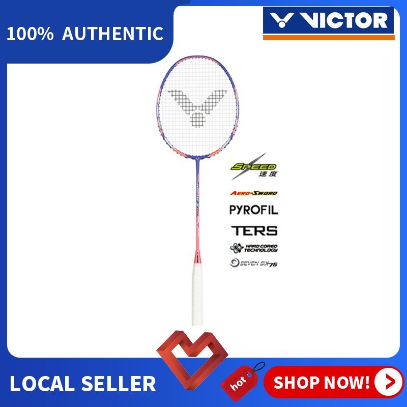 [100 Original]Victor JETSPEED S12F 4U Full Carbon Single Badminton