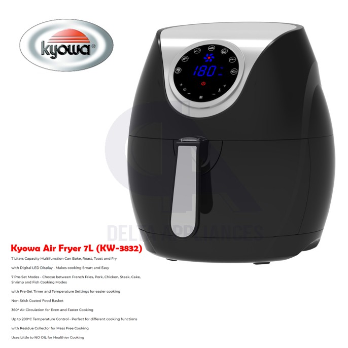 Kyowa Kyowa Digital Air Fryer (7L) KW3832 Shopee Philippines