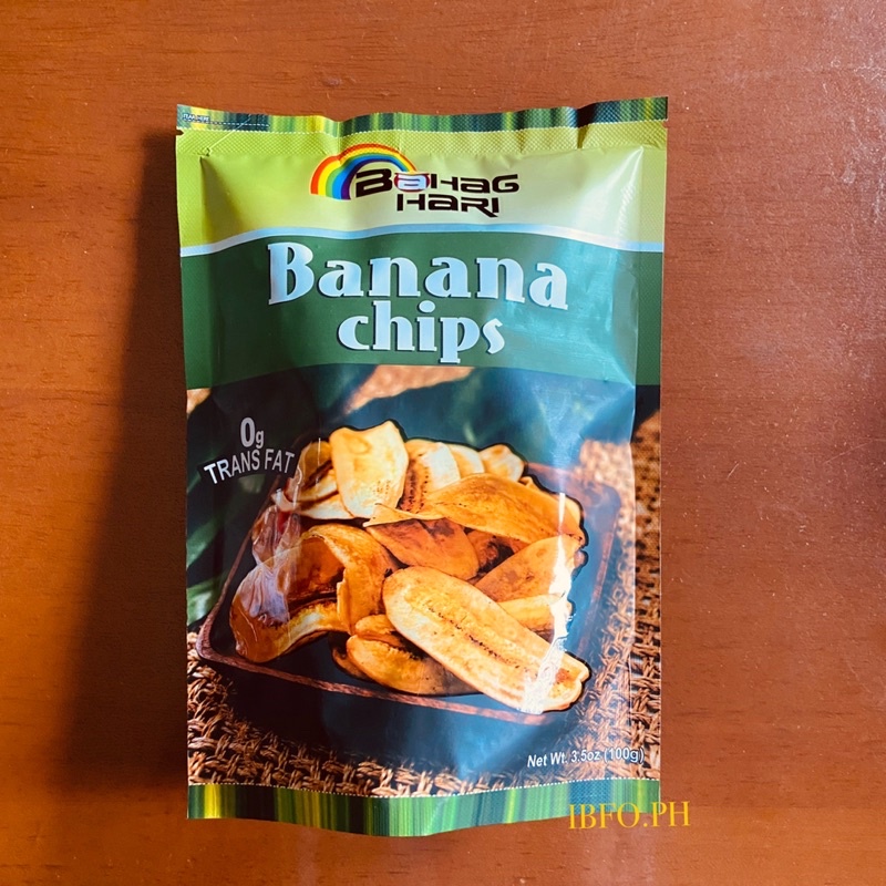 Bahaghari Banana chips 100g (0g Trans Fat) Shopee Philippines