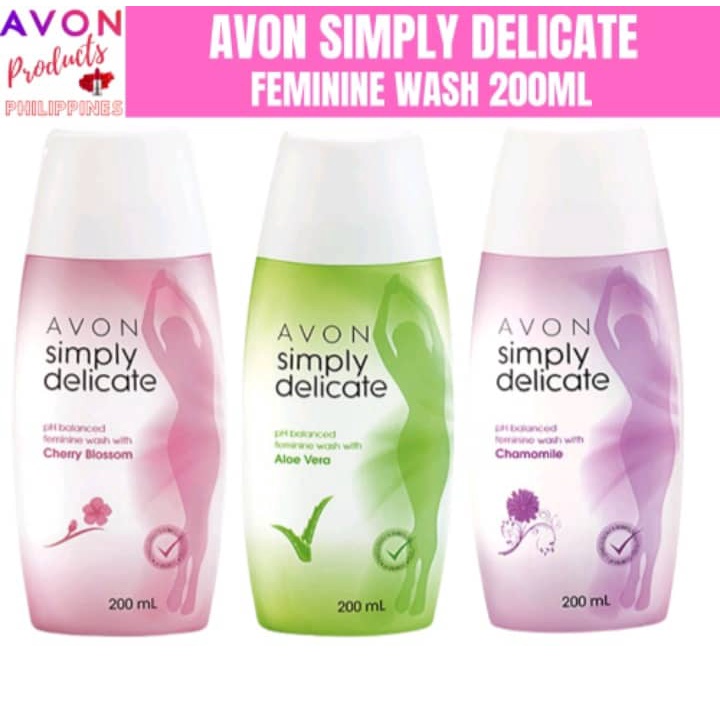 AVON SIMPLY DELICATE PH BALANCED Feminine Washes 400ML Shopee Philippines