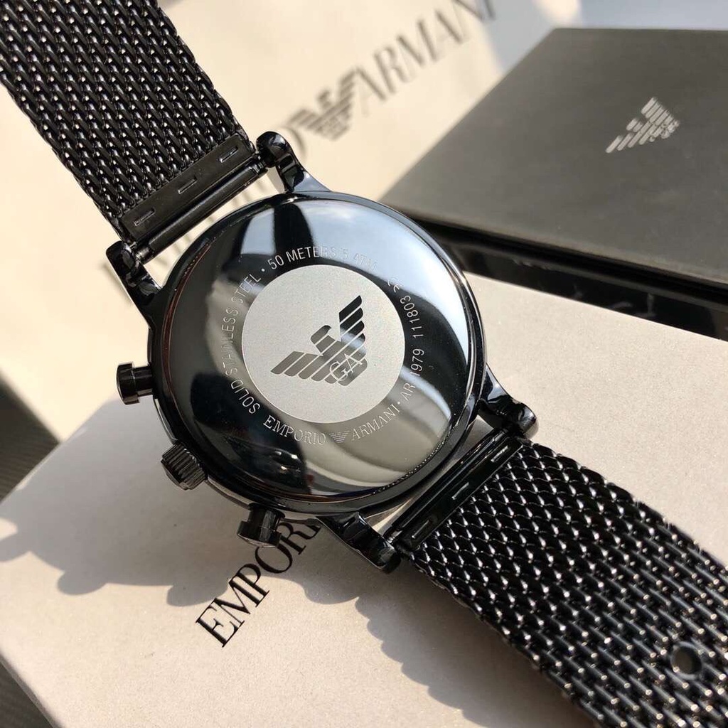 100% Original】 Emporio Armani Classic Men's Watch Business Casual  Waterproof Quartz Chronograph AR80041 | Shopee Philippines