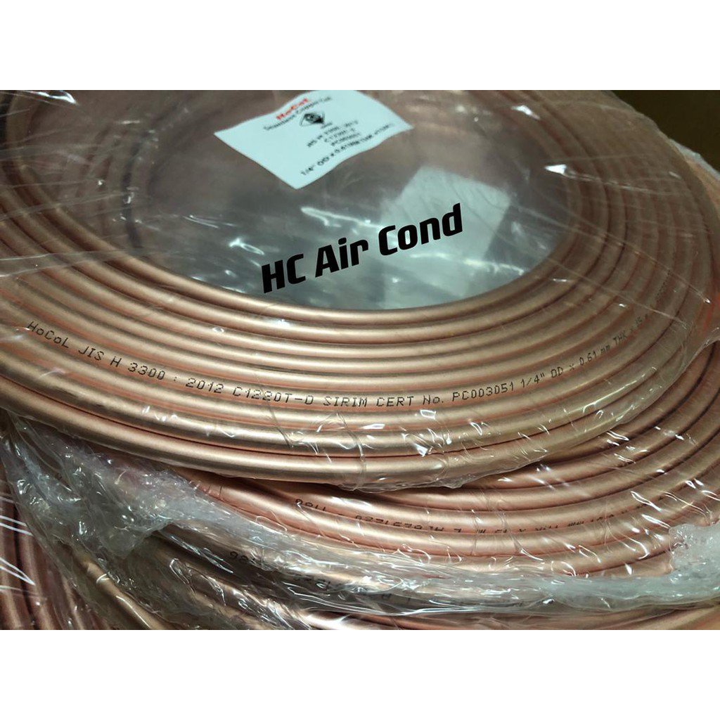 **Loose CutFeet** Air Cond Copper Pipe 1/4 , 3/8 , 1/2, 5/8 Inch X 0