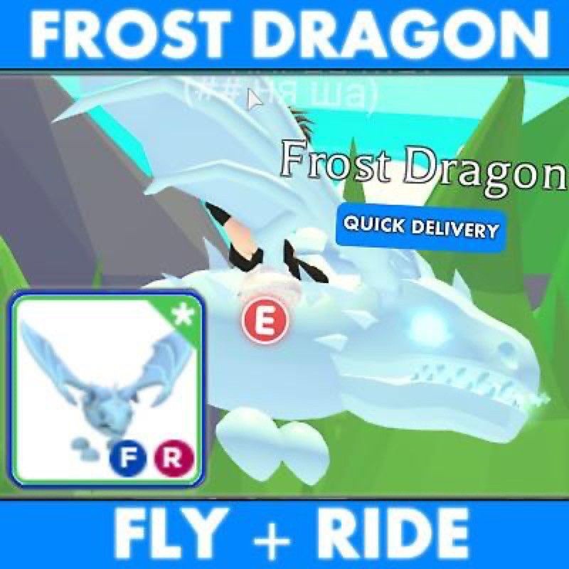 Adopt Me Legendary Fr Frost Dragon Shopee Philippines