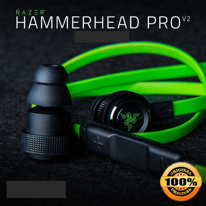 Ready Stock Razer Hammerhead Pro V2 Earphone With Microphone In Ear Gaming Headphone Shopee Philippines