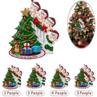 2022 New Years Cute Christmas Family Decorative Pendant/ Christmas Ornaments For Xmas Tree/ DIY Name Blessing Hanging Ornaments #1