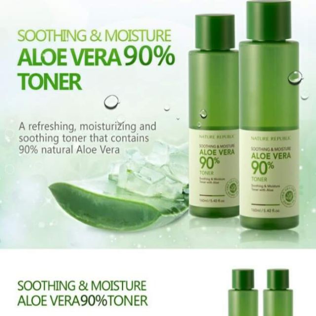 aloe vera toner korean
