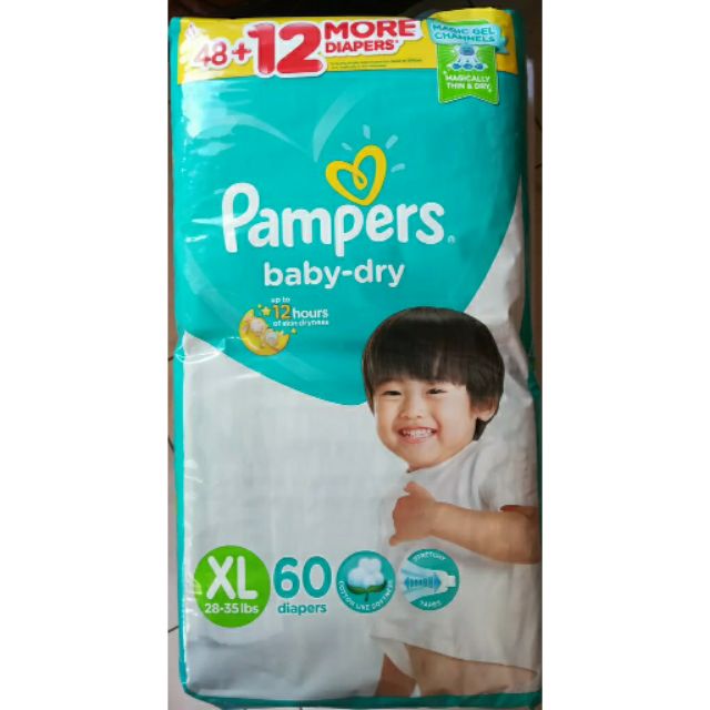 pampers xl pants 60