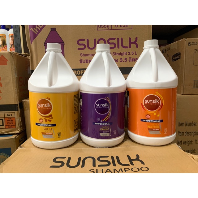 SUNSILK Co-creations Shampoo Professional 3.5 Liters | Shopee Philippines