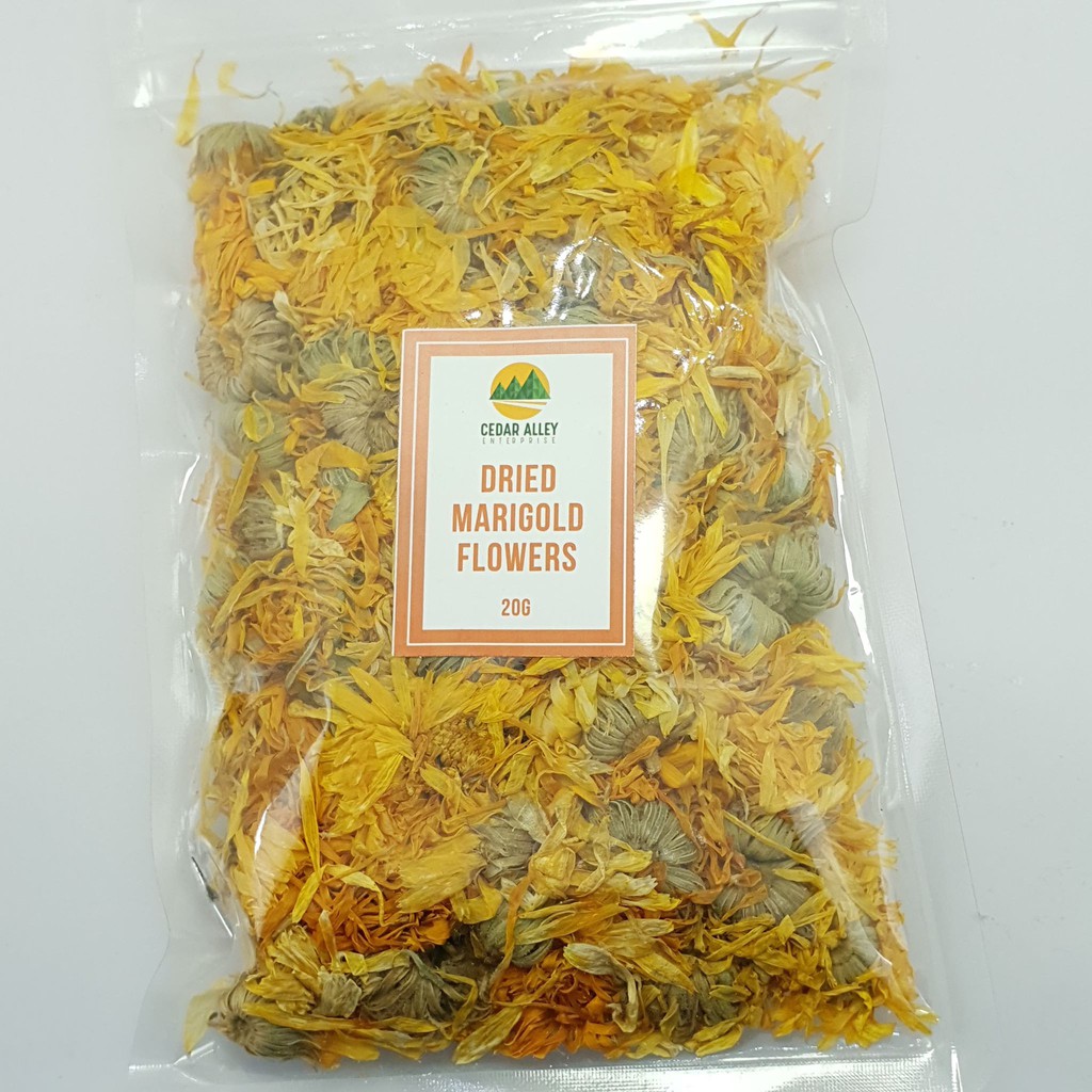 Dried Marigold Flowers 20g (Calendula Flowers} Shopee Philippines