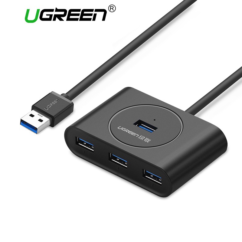 UGREEN 100cm USB3.0 HUB 4 Port USB with Micro USB Power Port | Shopee ...