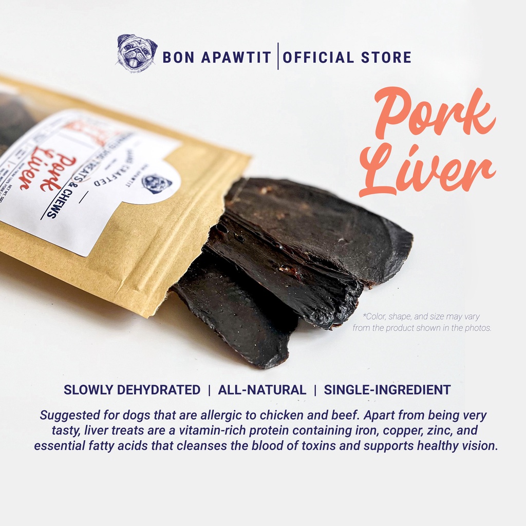 Dehydrated Pork Liver Dog Treats (50g) | Shopee Philippines