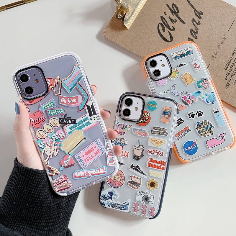 Cute Milk Tea Flower Shockproof Clear Soft Phone Case Iphone 11 Pro Max X Xs Max Xr 8 7 6 6s Plus Shopee Philippines