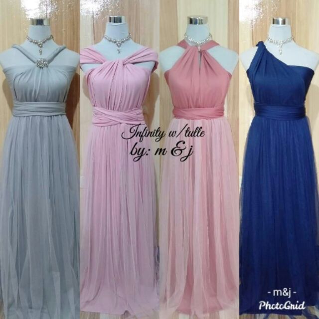 infinity with tulle