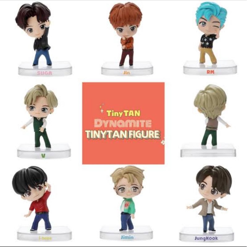 bts tiny tan dynamite figures