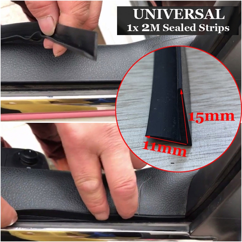 Universal Weather Strip Tape By Geckko Specialty Tapes Rubber Seal Door Seal Car Door Seal 2meters Lazada Ph