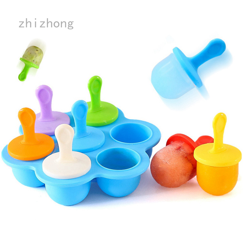 Silicone Ice Popsicle Pop Molds, NonStick Ice Pop Maker, Food Grade