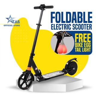 Lightweight Electric Scooter, Foldable Scooter, Comfortable Riding Experience Double Shock Design