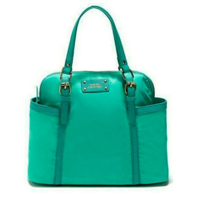 Mango Nylon Satchel Bag (Teal) Shopee Philippines